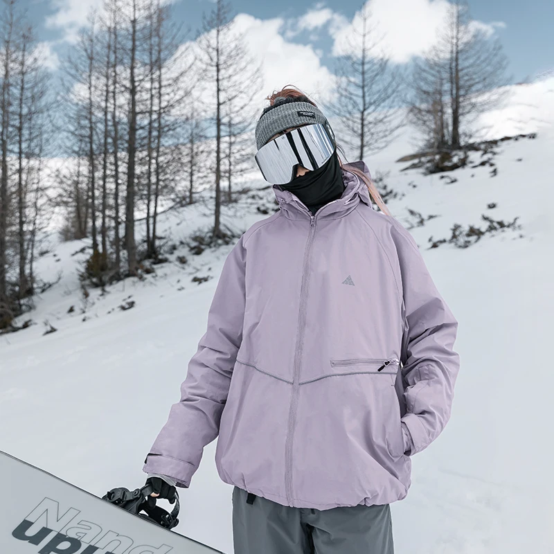 Nandn Jacket Snowboard Jacket Warm Windproof Winter Overalls Hoodie Waterproof Outdoor Ski Clothes Ski