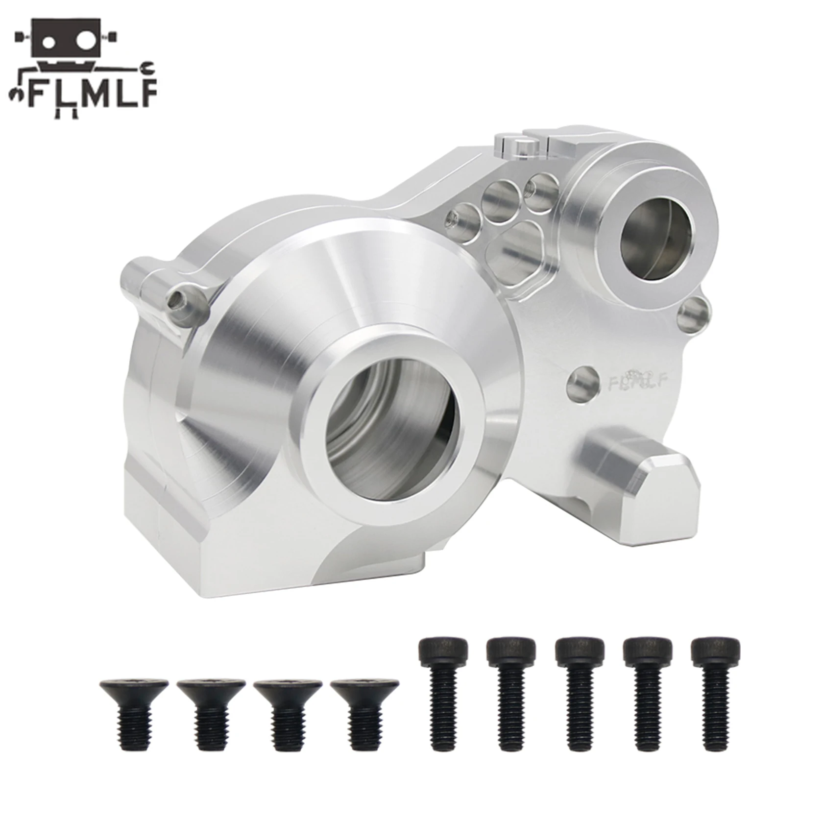 Détail du mécanisme interne de la boîte de vitesses RC 1/5 Diff Gearbox Silver 1.
