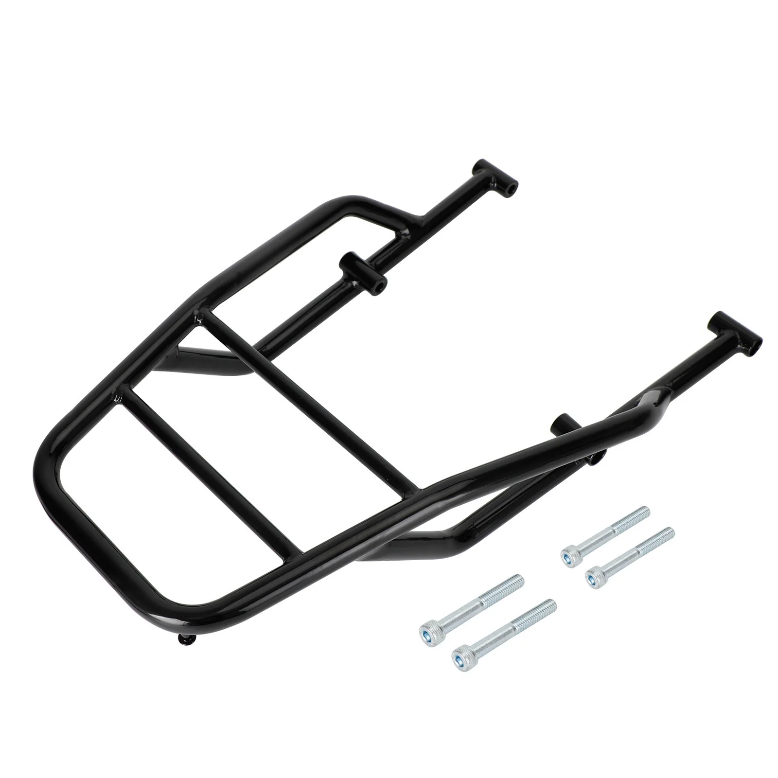 

Artudatech BRIGHT BLACK REAR CARRIER LUGGAGE RACK for ROYAL ENFIELD METEOR 350 2021-2022