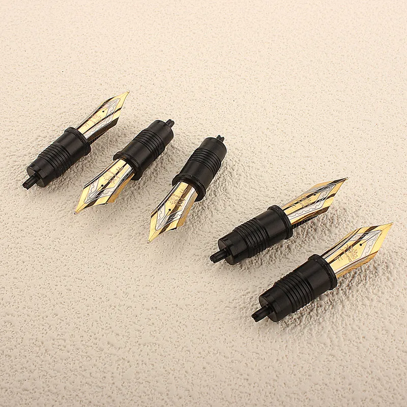 Jinhao X159 / 9019 Fountain Pen Nib #8 Replaced Nib Golden  Extra Fine, Fine, Medium Nib Size 2