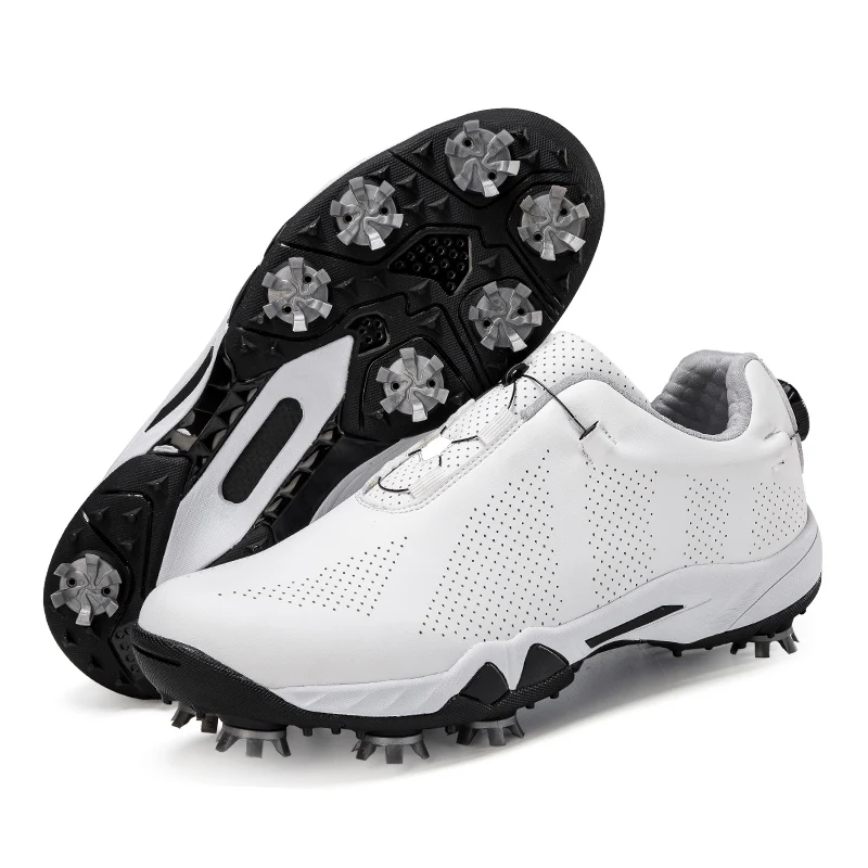 New Golf Shoes Men Professional Spikes Golf Sneakers Outdoor Walking Sneakers Comfortable Athletic Footwears