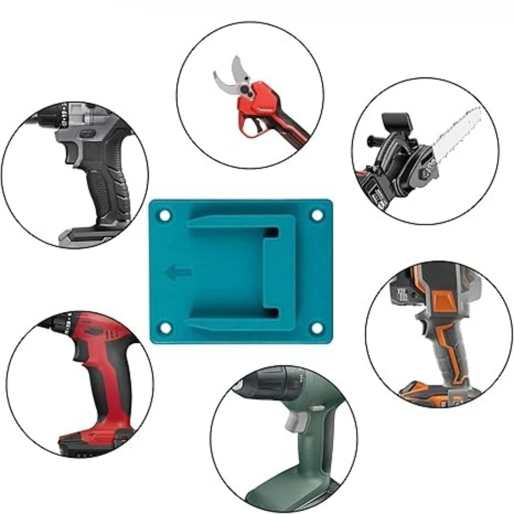 1-30Pcs Makita Bosch 18V Dewalt Milwaukee 드릴 배터리 브래킷 고정용 벽걸이형 전동 공구 홀더 기계 디스플레이 스탠드