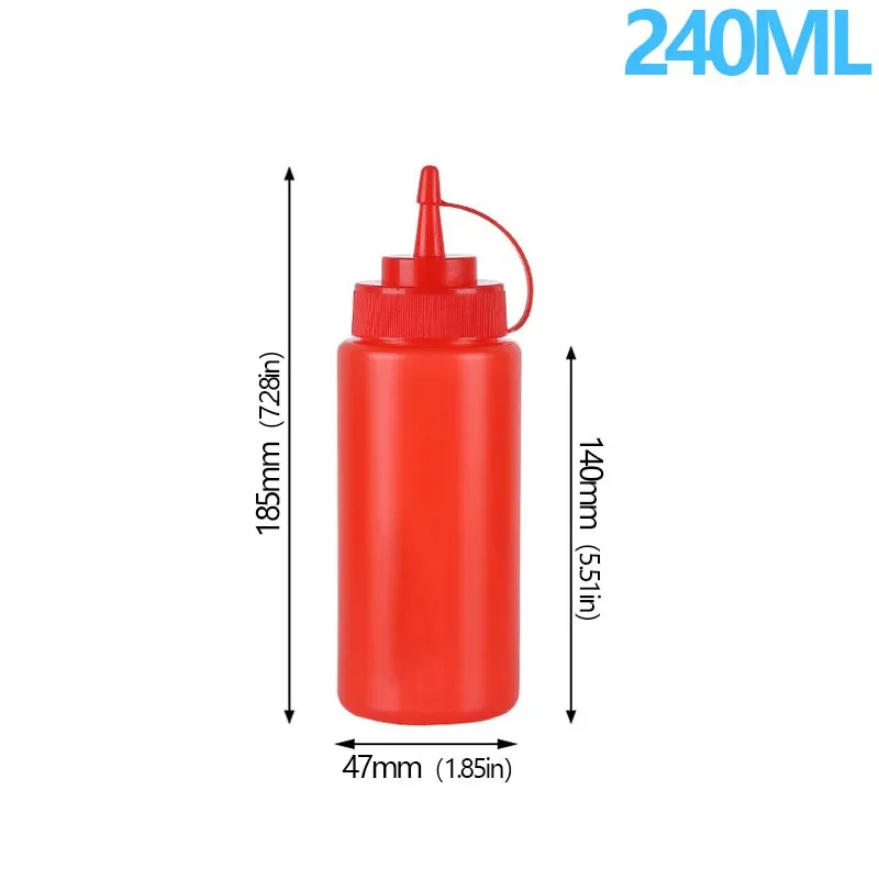 Grandes garrafas de condimento de aperto com bocais ketchup molhos para churrasco garrafa de azeite dispensador espremer molho garrafa cozinha gadget