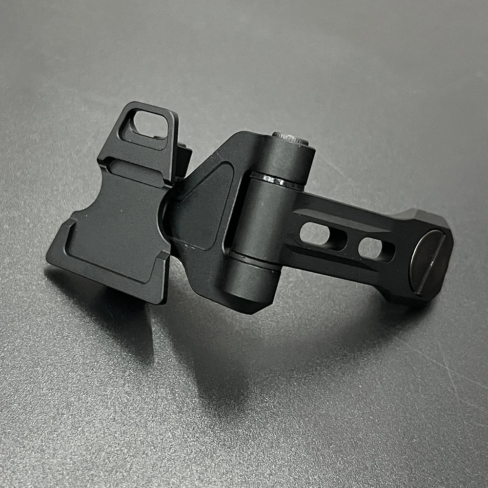 Metal NVG Bridge Helmet Mount Monocular Bracket Dovetail Lightweight fits PVS-14 Night Vision Goggle Adapter Hunting