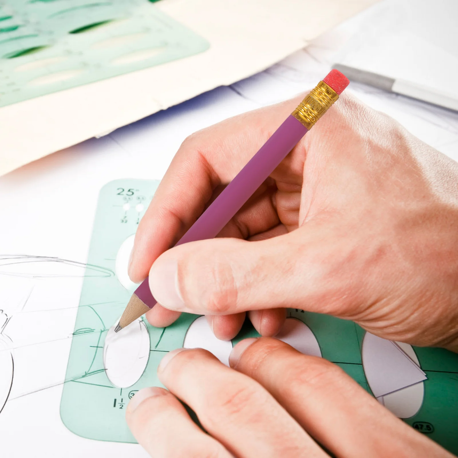 휴대용 학생 문구, 어린이 연필, 신부 나무, 학생 쓰기, 72 개