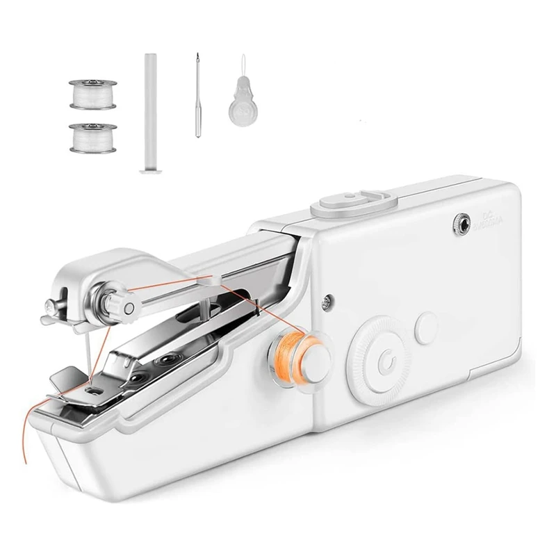 

Портативная ручная швейная машина, практичный швейный инструмент, мини ручная швейная машина для быстрого шитья, вилка стандарта США