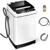 Giantex Full Automatic Washing Machine, 2 in 1 Portable Laundry Washer 1.5Cu.Ft 11lbs Capacity Washer 1
