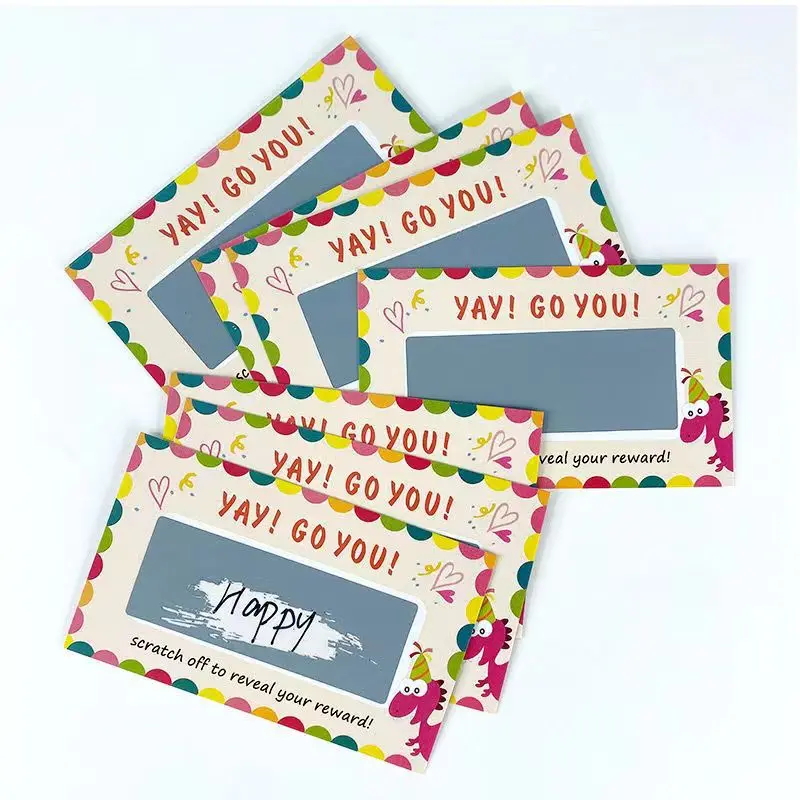 CreativeHomemadeScratchCardDiyChildrensPrimarySchoolStudents