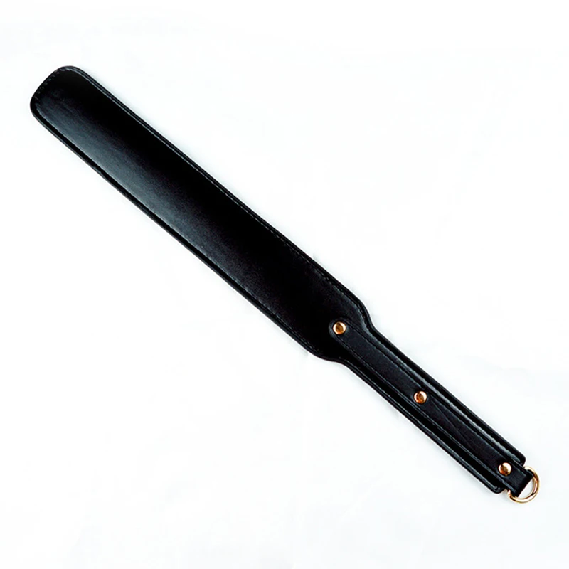 45CM PU Leather Paddle,Deluxe Riding Crop PU Leather Horse whips，Punk Rivet Bat Paddle 4