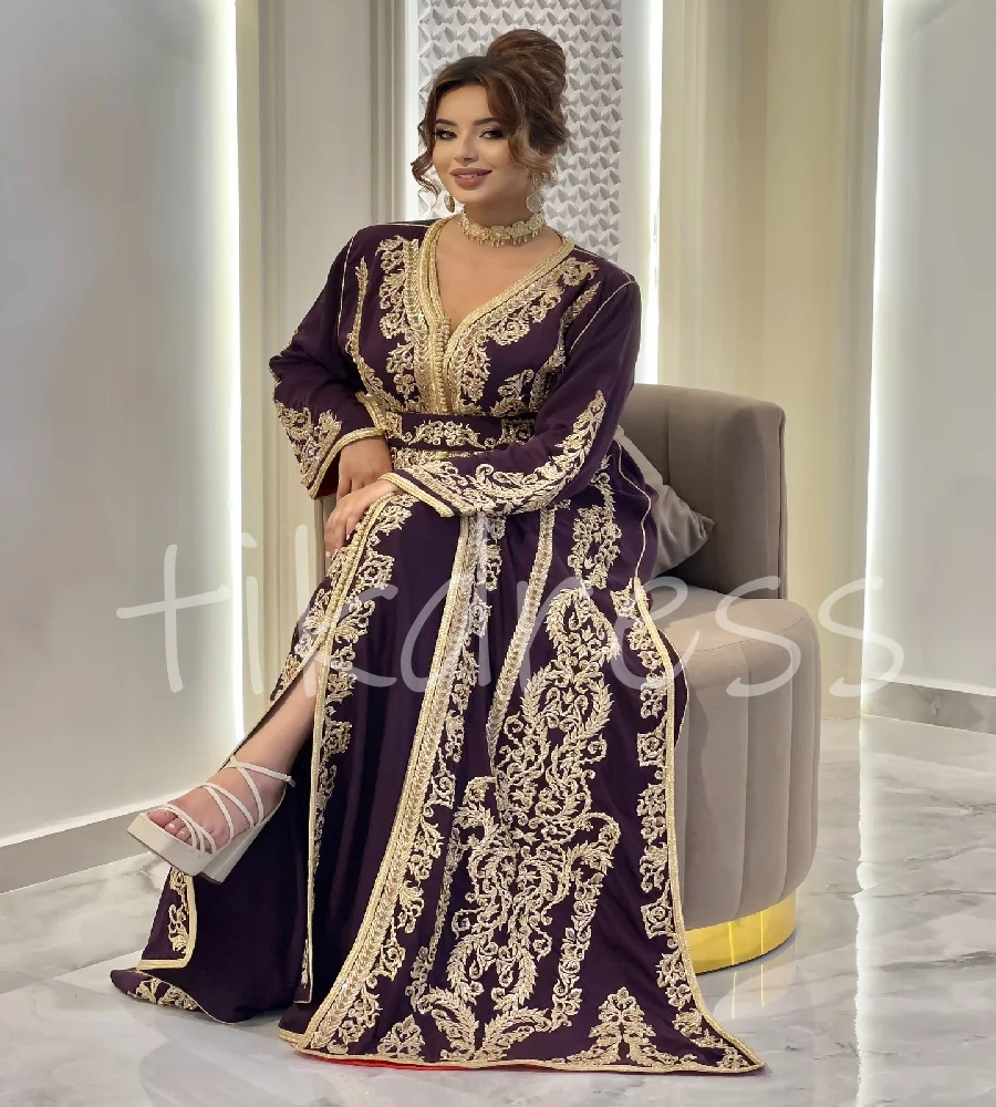 فستان حفلة موسيقية قفطان أخضر ألباني تقليدي مقاس ك...