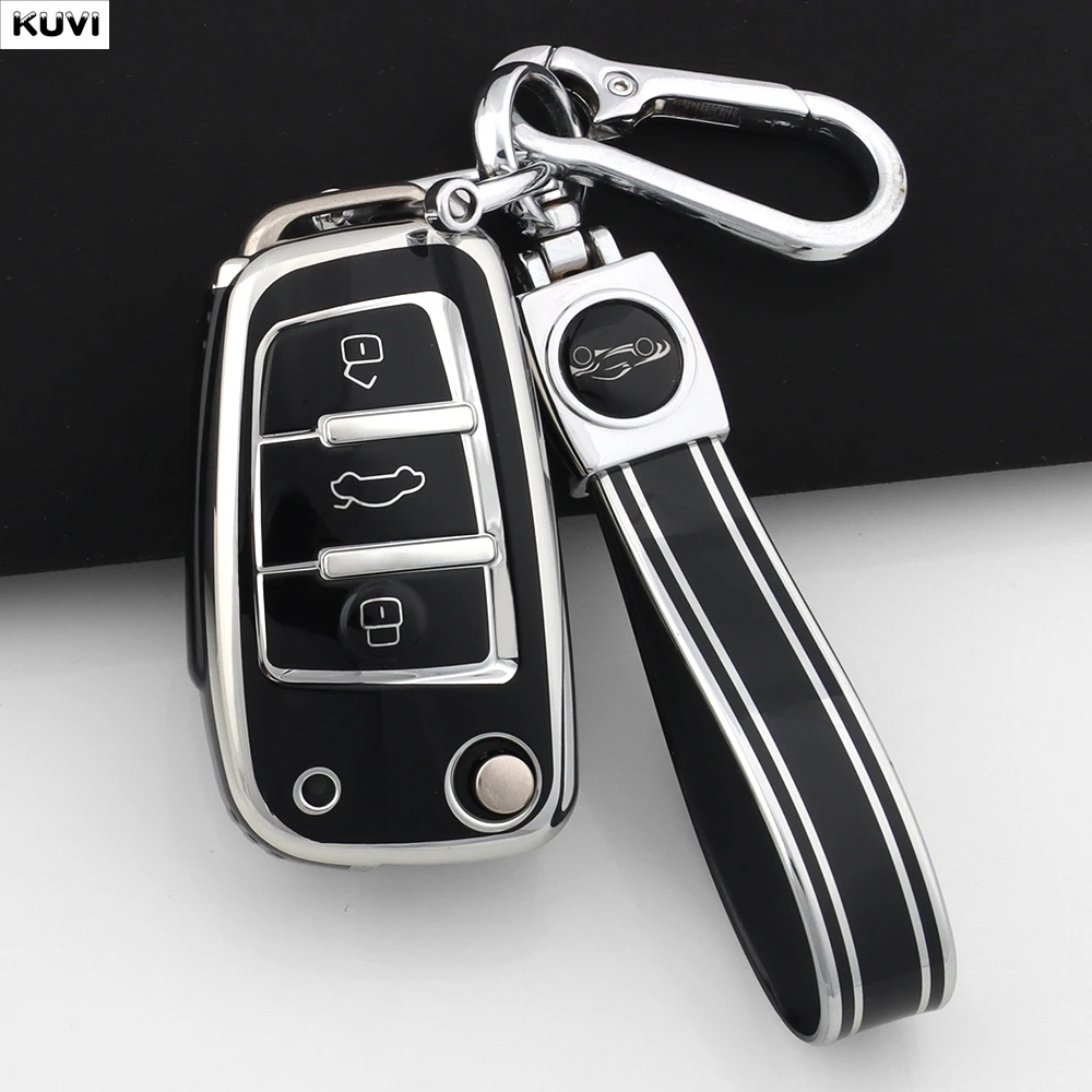 Premium TPU Car Key Case Cover - Stylish Protection