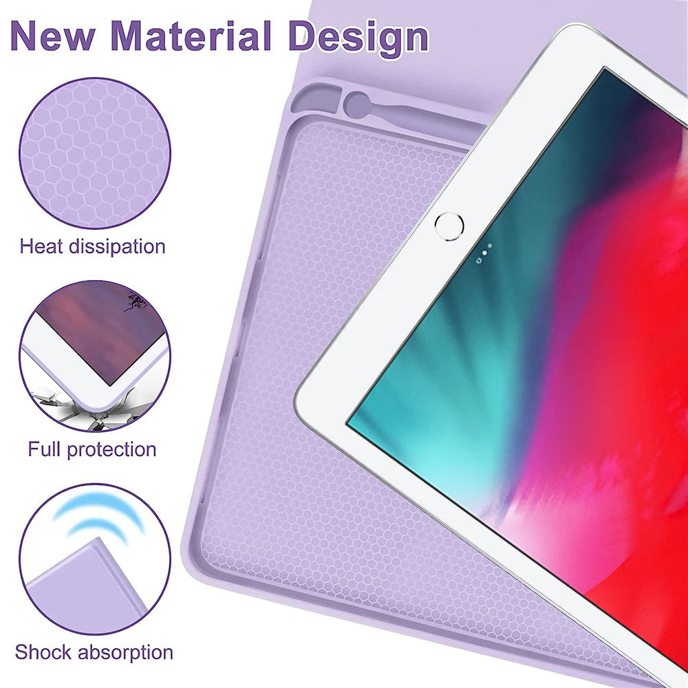Premium Tablet Case with Detachable Keyboard and Pencil Holder, 9.7 Inch