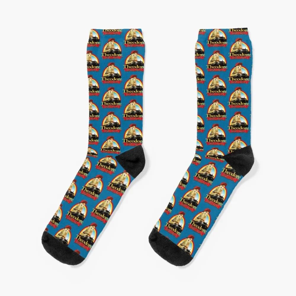 Theodore Tugboat Socks man custom sports Socks Woman Men's