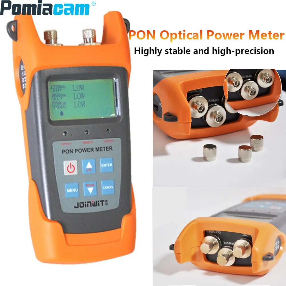 Red Light + Ordinary Optical Power Meter All-in-one Machine High Stability and High Precision PON Optical Power Meter JW3213