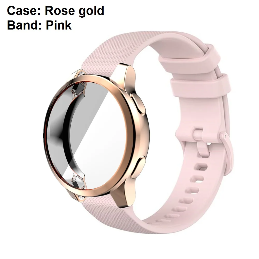 Versatile Silicone Watchband with Protective Case and Strap Combo