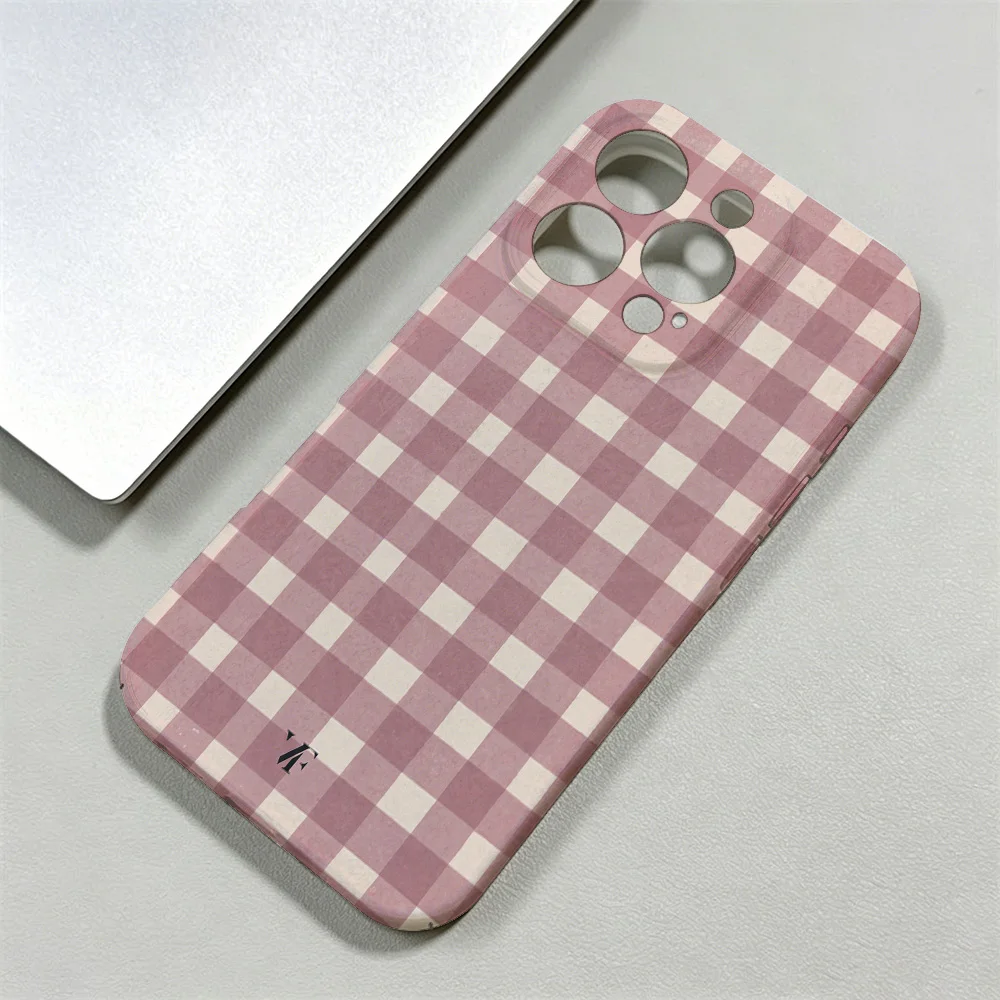 Vibrant Checkered Glossy Phone Case - Hard PC Cover