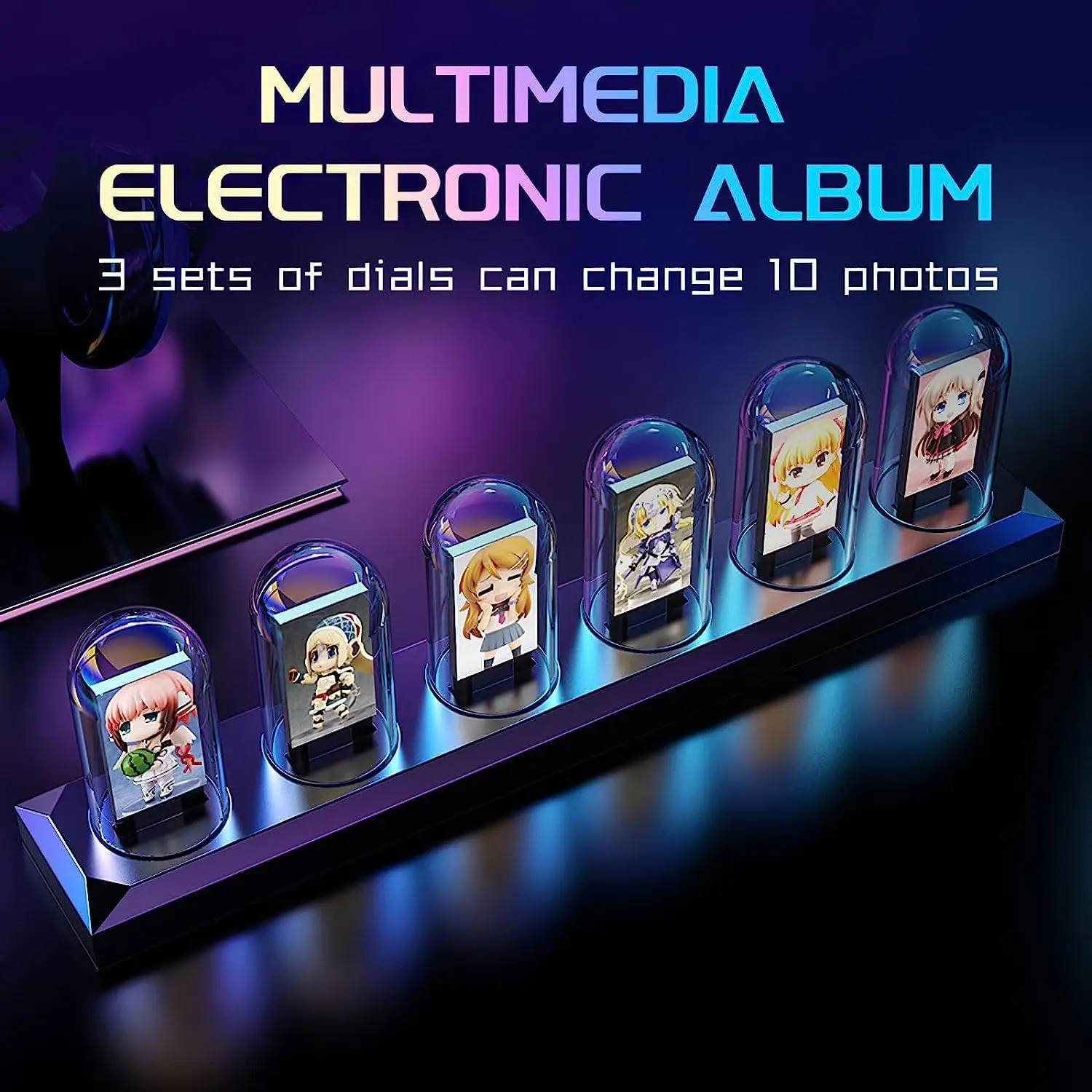 Nixie Ʃ�� �ð� IPS ��Ʈ�� �۷ο� �Ƴ��α� �ð� DIY IPS �÷� ��ũ�� ������ �ð� RGB ���� ����ũž ������ �ð� ���