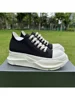 Rick 2024 New Thick Sole High Quality Board Shoes Men's Breathable Low Top Lacing Casual Elevated Canvas  Men Shoes 1