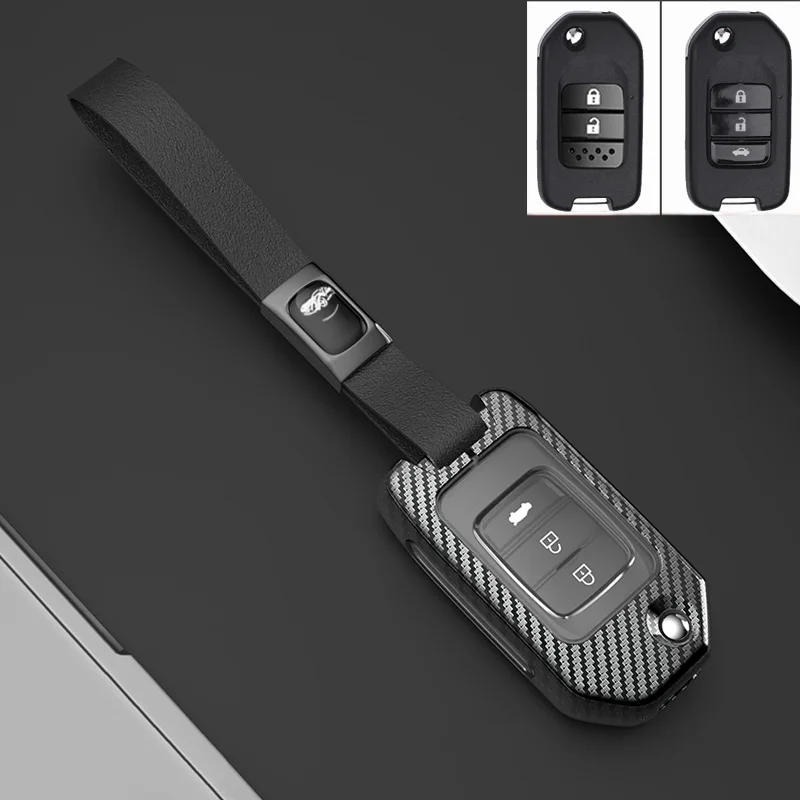 Custodia-protettiva-per-chiave-auto-in-lega-di-alta-qualit-con-copertura-completa-per-Honda-2016.jpg Cover chiate/telecomando per Honda 2016 2017 CRV Pilot Accord Civic - Custodia protettiva per chiave auto in lega di alta qualit con copertura completa per Honda 2016