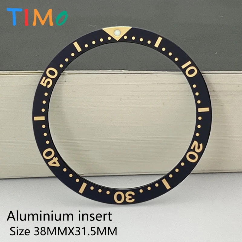 Premium 38x31.5mm Aluminum Bezel Insert