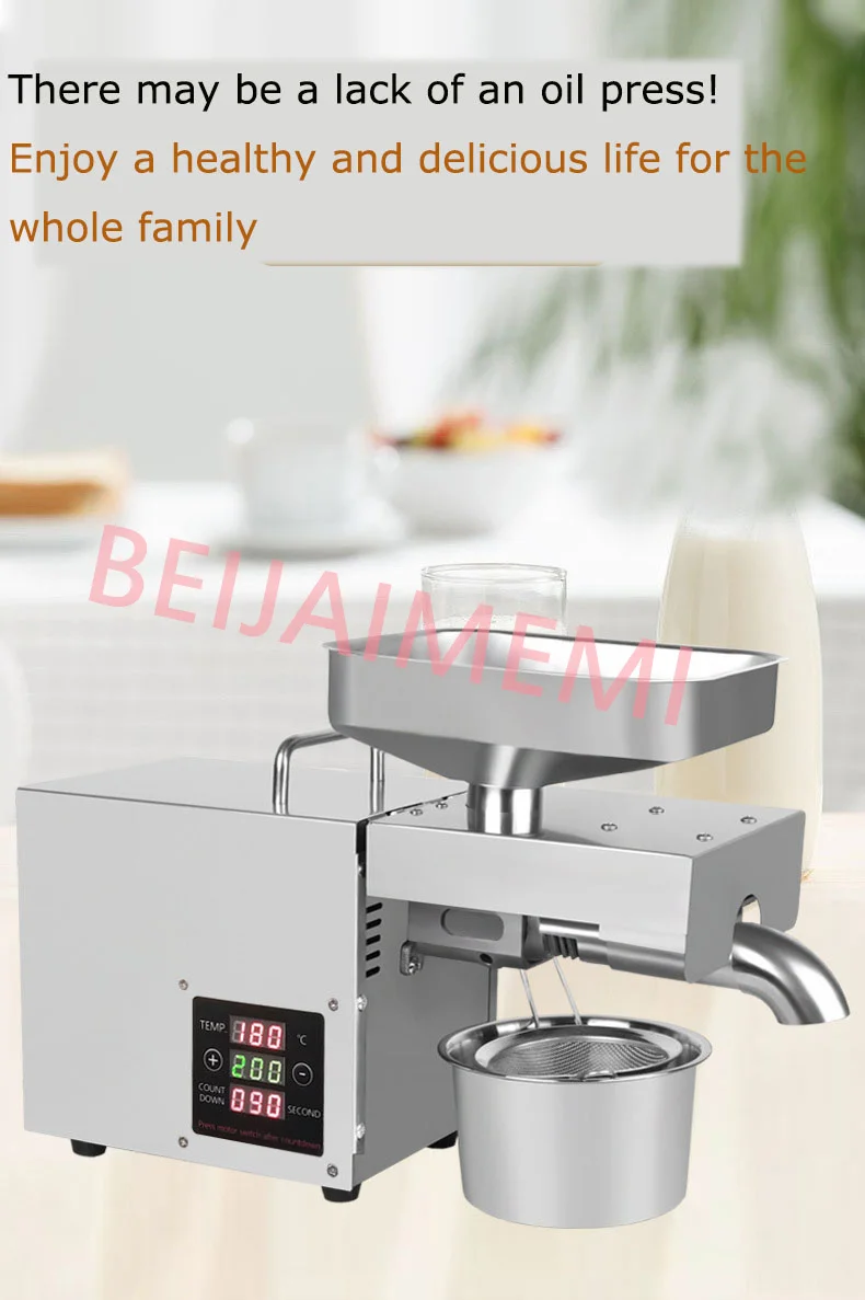 Description Picture 6 of itemLBT01T Automatic High Extraction Rate Cold Oil Press Machine,Peanut Coconut Olive Oil Press Machine