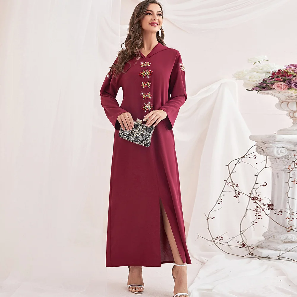 Eid Abaya Dubai Turkey Arabic Muslim Dress Pakistan Islamic Clothing Moroccan Kaftan Robe Evening Wedding Dresses Djellaba Femme