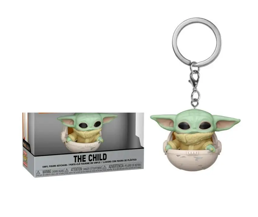 PORTE-CLE FUNKO POP KEYCHAIN STAR WARS YODA, Figurines