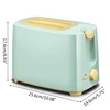 2023 NEW Stainless Steel Electric Toaster Household 2 Slice Auto Bread Baking Machine Toast Sandwich Grill Oven Breakfast Maker 6