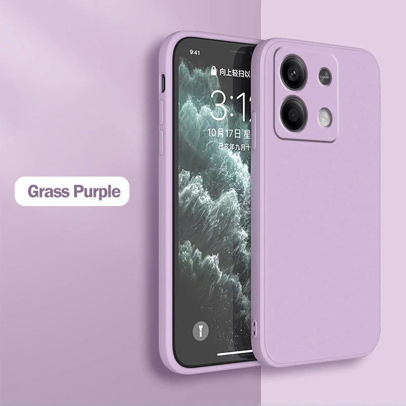 Luxury Liquid Silicone Shockproof Soft Back Cover