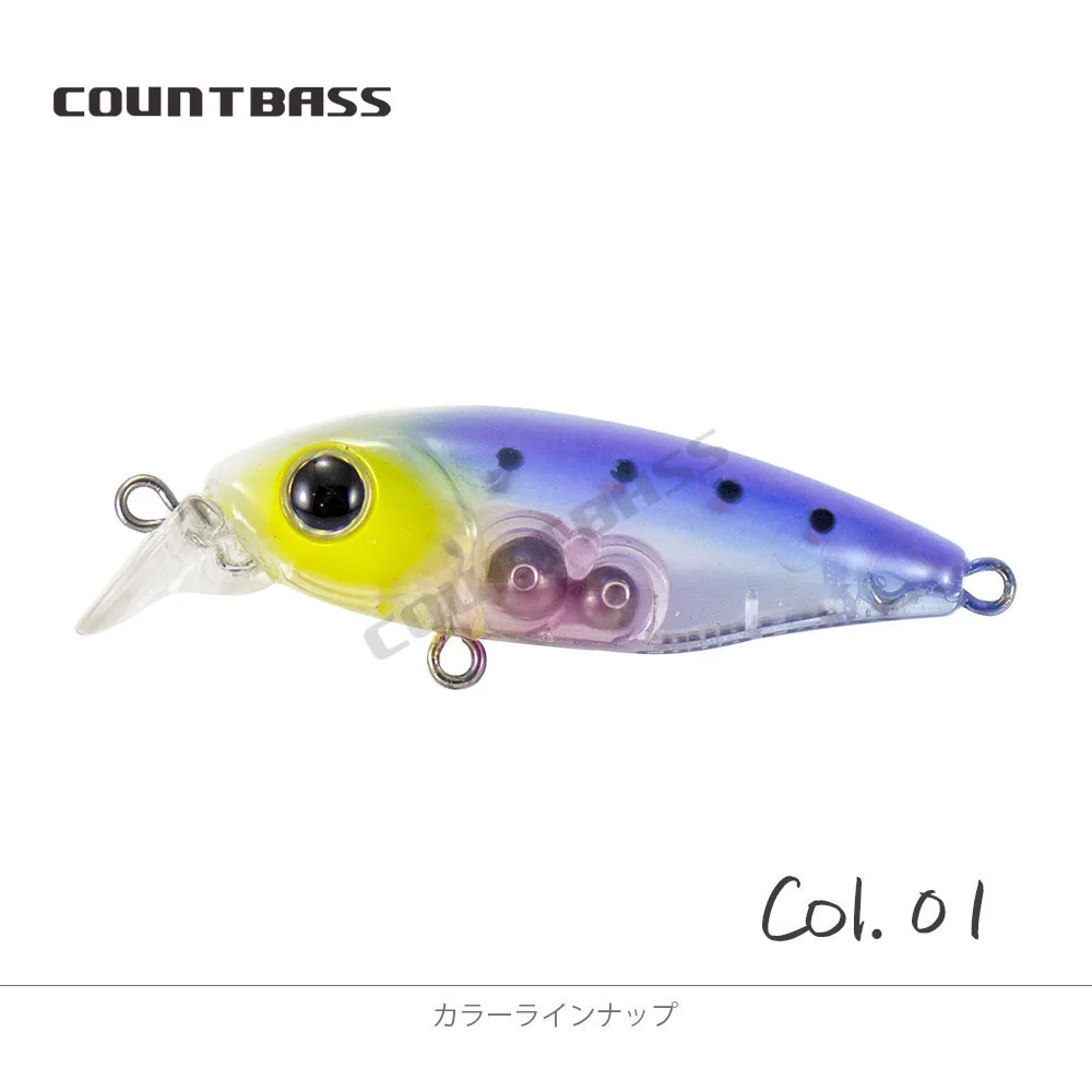 Count bass Sinking Minnow Hardbaits Fisch köder lockt Wobbler Kurbel köder Angler köder 45mm 4,1g – Detail 12
