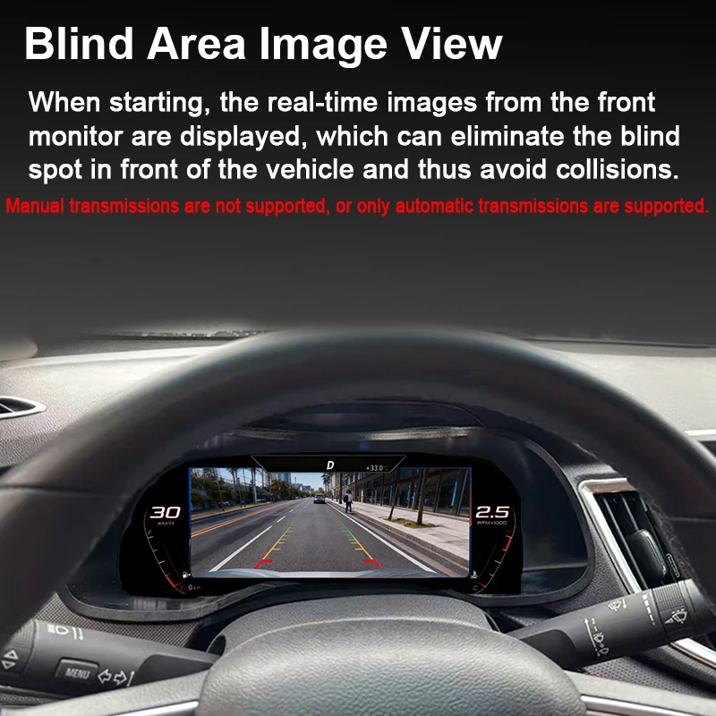 Para Chevrolet Cavalier 2016-2019, Pantalla LCD Digital para el Panel de Instrumentos, Actualización de Cabina Virtual 4