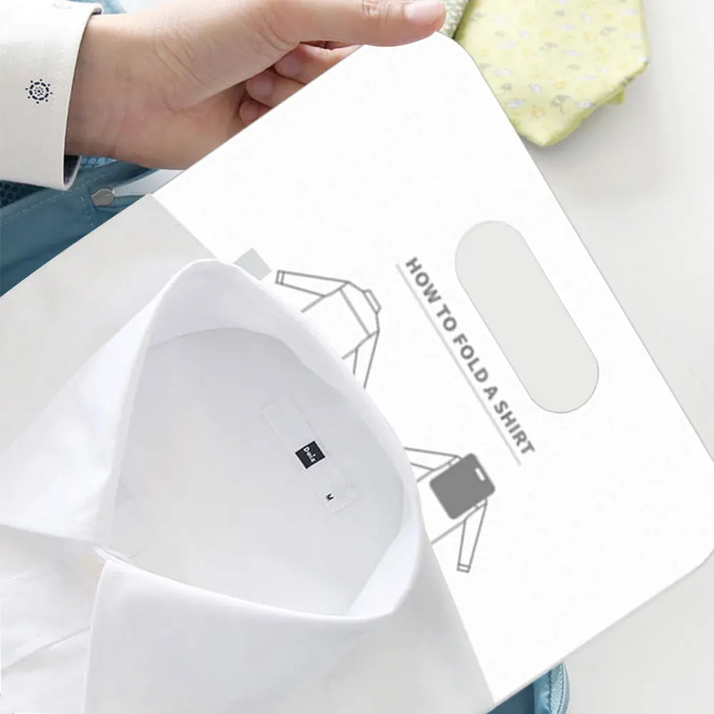 Clothes Folding Board Plastic Household Shirt Folding Board Creative Clothing Folder Bender for Kids Adults Clothes 6