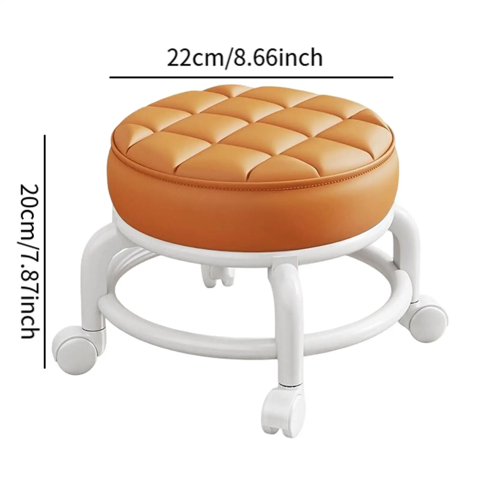 360° Rotating Low Roller Seat Stool Kids Women Heavy Duty Pulley Wheels Stool for Living Room Barber Shop Garage Home Salons 360° Rotating Low Roller Seat Stool Kids Women Heavy Duty Pulley Wheels Stool for Living Room Barber Shop Garage Home Salons