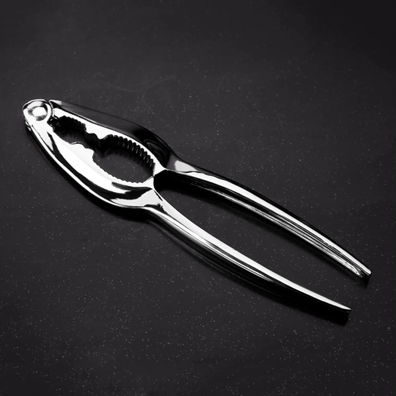 Nut Sheller Portable Zinc Alloy Nut Cracker Kitchen Gadgets Tool Walnut Opener Plier Metal Opener Kitchen Accessories