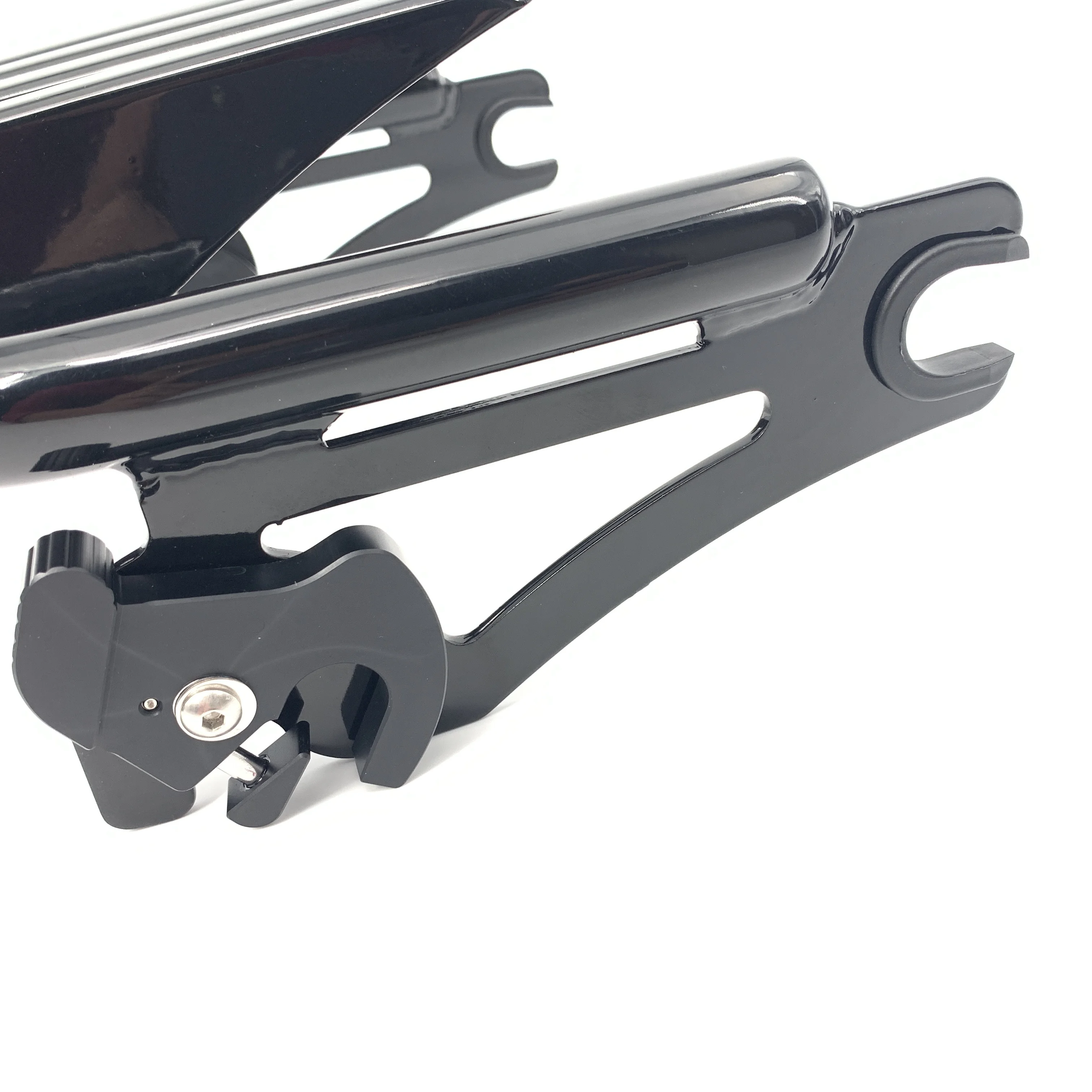 رف أمتعة أسود خفي لدراجة Harley Electra Street Glide Road King FLHX FLHT 2009-22