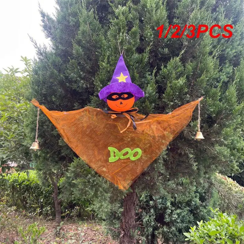 

1/2/3PCS Halloween Hanging Ornaments Durable No Fading Not Easy To Break Atmosphere Lamp Good Gloss Halloween Garden Pendant