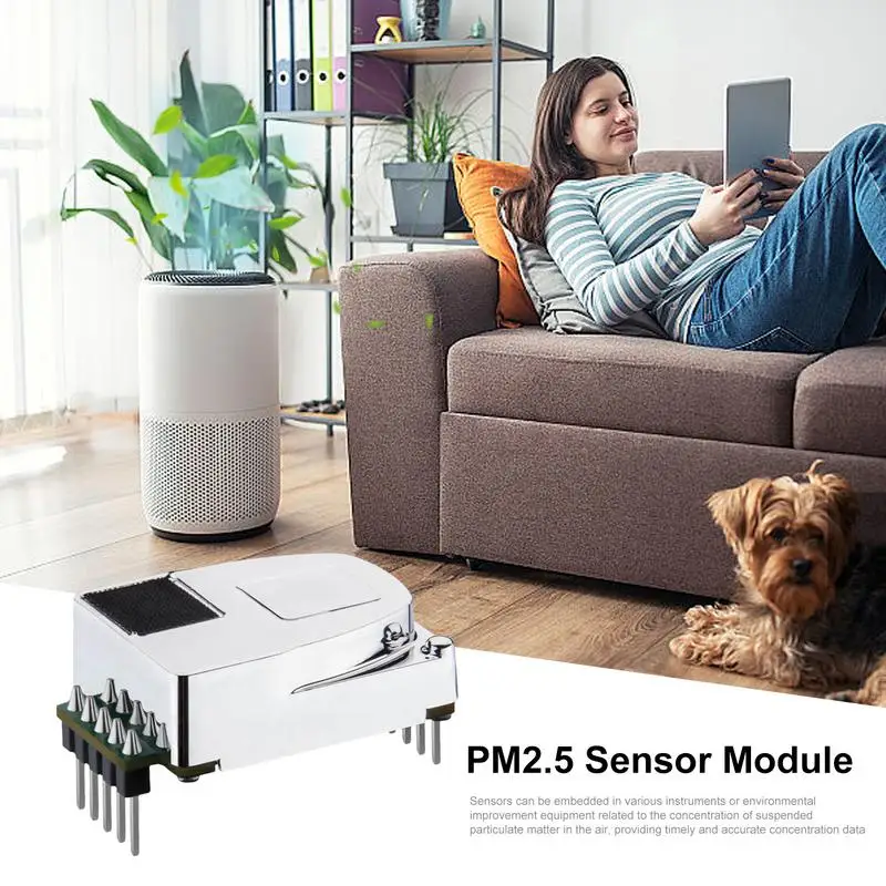 Air Quality Sensor Module Carbon Dioxide PM2.5 Air Quality Detection Sensor Module Digital Output Dust Sensors Purifier