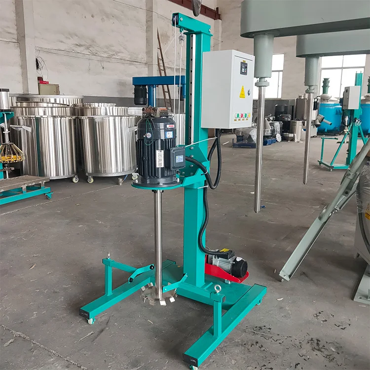 Hersteller Großhandel Mobile Lifting Homopolymer Disperser High Shear Mixer Flüssigkeitsmischer Pneumatischer Mischer