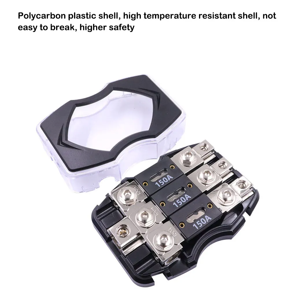 Universal Car Stereo Power Fuse Block Vehicle Fuses Holder Distribution