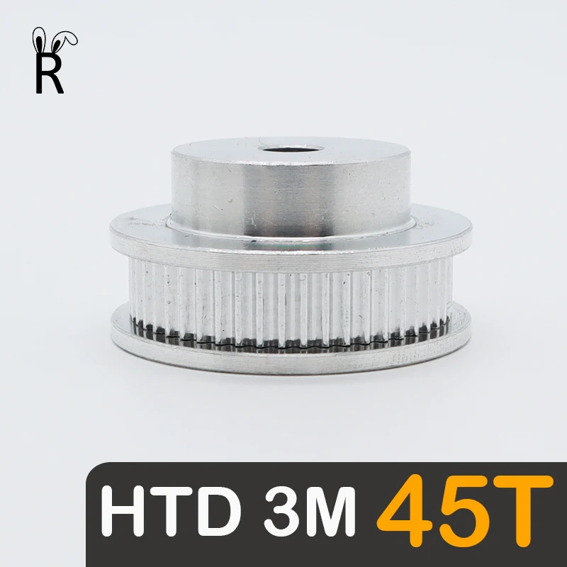 HTD 3M 45Teeth Timing Pulley Bore 5/6/7/8-19/20/25mm 45 Teeth Belt Pulleys Width 10/15mm Synchronous Wheels HTD3M Pulley 3M 45T