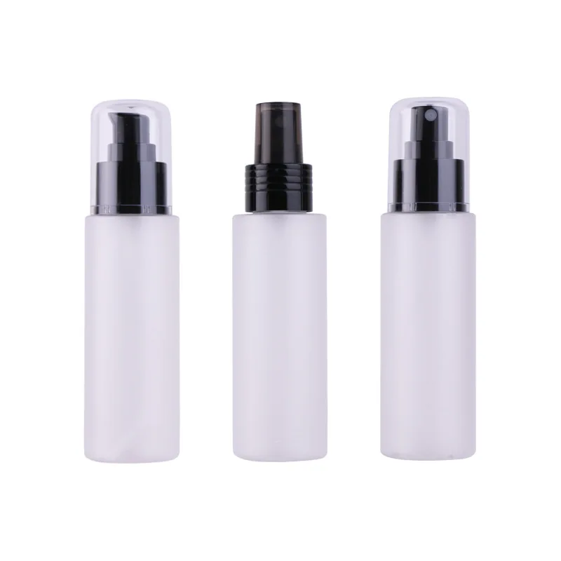 10/30/50pcs 100ml Frosted PET Lotion Bottle Spray Bottle With Cover Toner Water Empty Cosmetic Container