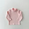 Girls Print Turtleneck T-Shirt Spring And Autumn Children's Cotton Long-Sleeve Basic Shirts Baby Kids Clothes New Top Tees 6
