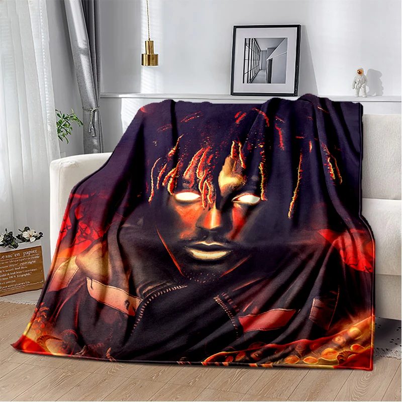 3D Print Juice WRLD 999 Legend Rapper Album Blanket,Soft Throw Blanket for Home Bedroom Bed Sofa Travel Picnic Cover Kid Gift 6