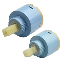 เปลี่ยนตลับเซรามิคตลับแตะ 1 ชิ้นอุปกรณ์เสริมสีฟ้าก๊อกน้ําอ่างล้างหน้าห้องน้ําติดตั้งง่ายปฏิบัติ 6