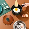 110V/220V Electric Rice Cooker Portable Split Frying Pan Electric Stew Pot Travel Hotpot Food Steamer Home Multi Cooker 1.6L 5