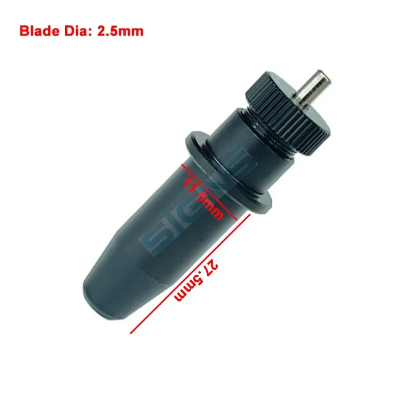Cutting Plotter Vinyl Cutter Knife Holder Carbide Tungsten Big Head Blade 2.0 / 2.5mm Dia 30/45/60 for GCC Jaguar EXPERT 2 LX 132S, vinyl cutting plotter
