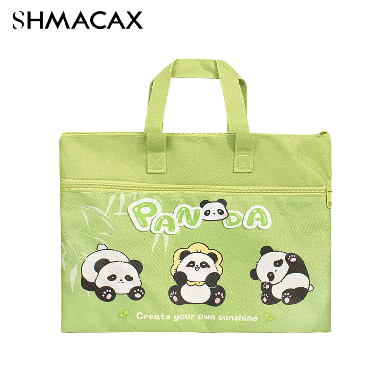 캔버스 Capybara 학생 튜토리얼 가방 지퍼 토트 학교 패킷 학교 사무용품 파일 가방 학생과 대용량