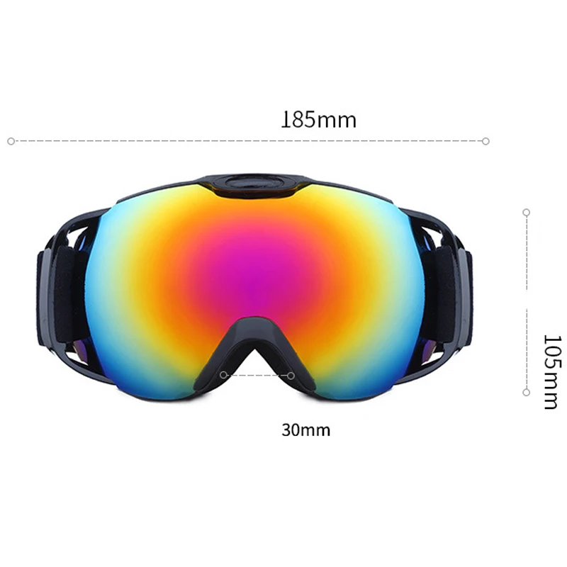 Glasses Skiing Goggles High-definition Anti-fog Snow Glasses Ski Winter Windproof Snowboard Snowmobile Eyewear