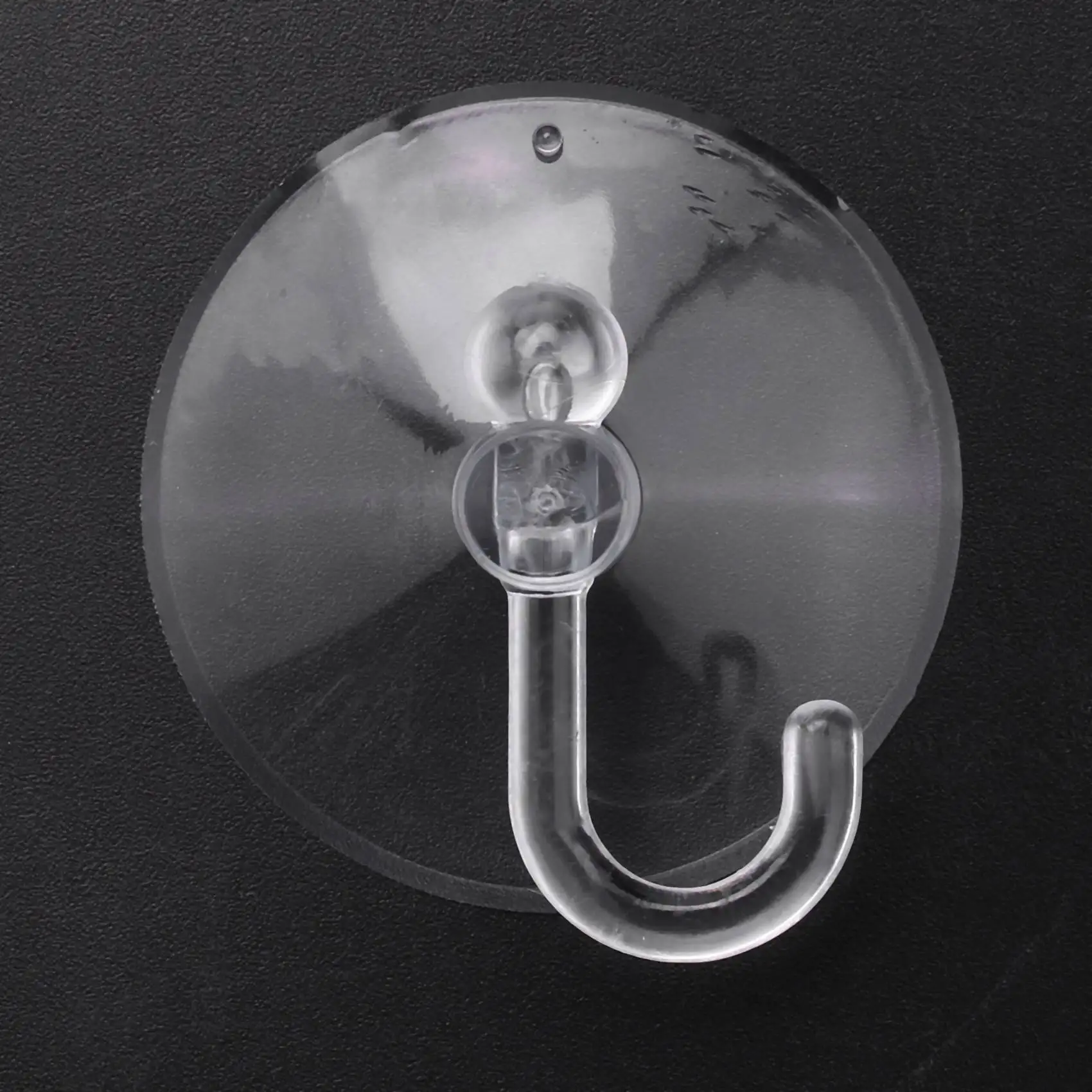 20 X Suction Cups Clear Plastic Cups with Metal Hooks Window Decoration Cabinet Sucker Perfect for Hanging Christmas Decorations