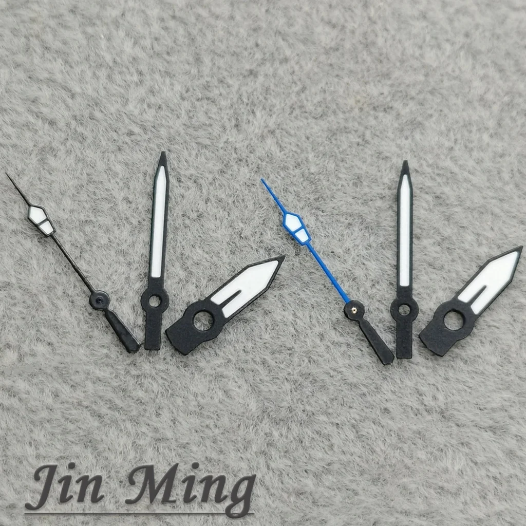 High-Quality Luminous Green and Silver Watch Hands